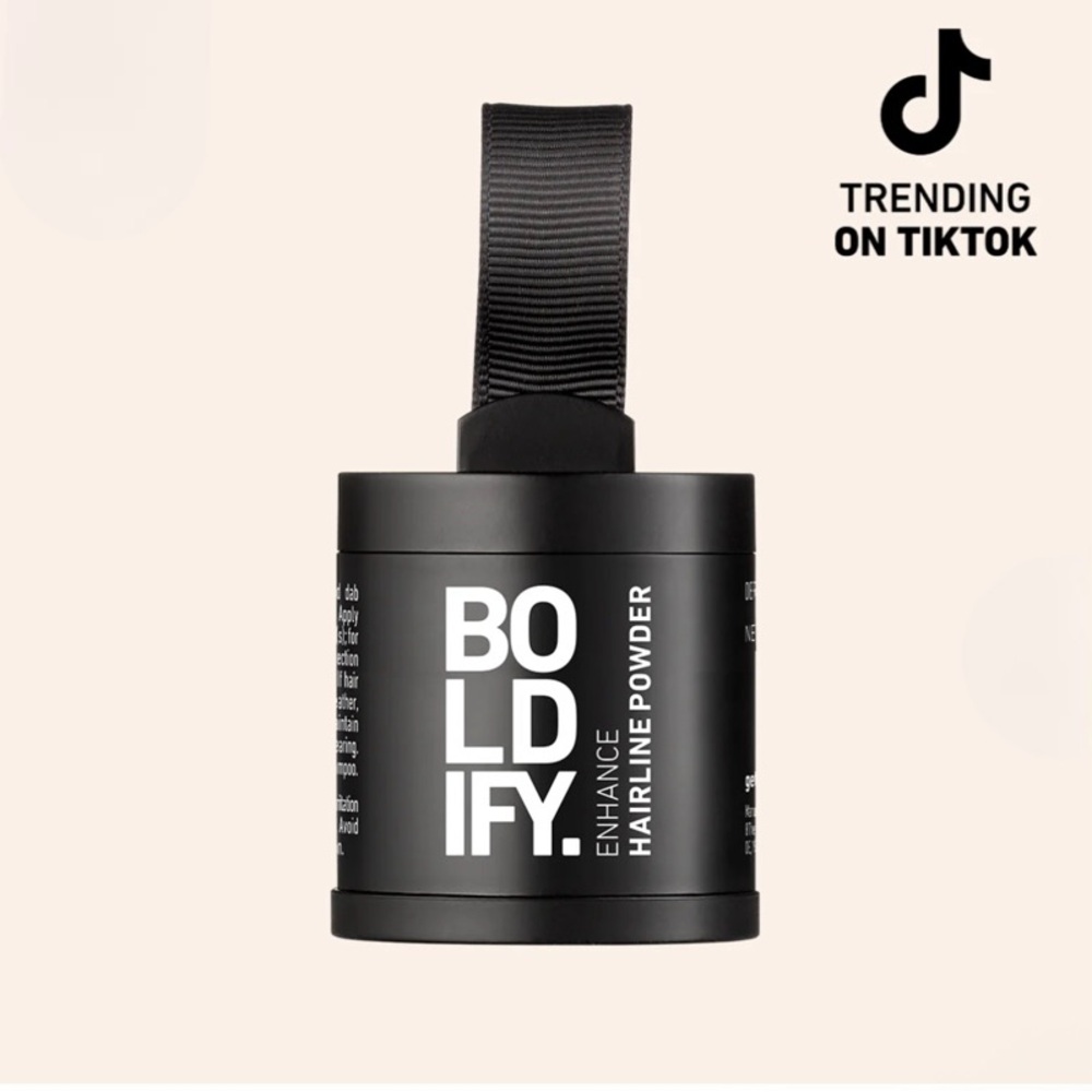 Boldify Hairline Powder Fills in Sparse Areas of Hair, Dark Brown, NIB, Exp 7/26